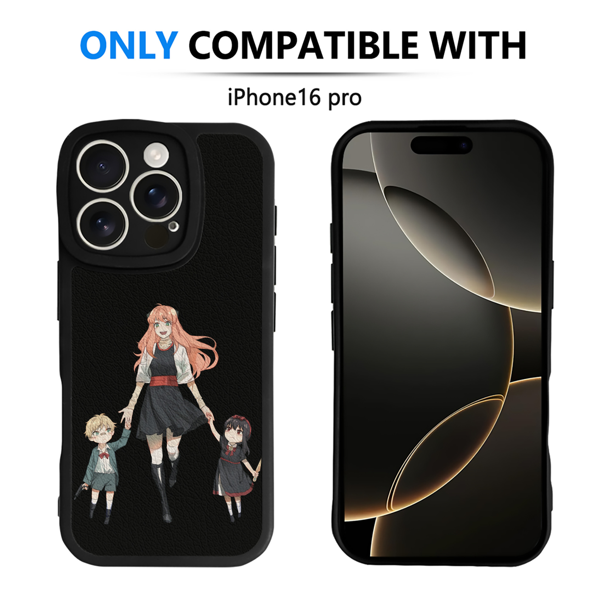 （画像用） SPY×FAMILY间谍家家酒 【iPhone 16シリーズ対応】シリコンスマホケース（レザー調） 材質：シリコン